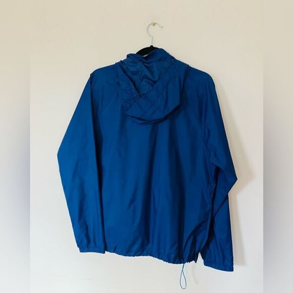 Ll bean | women’s navy blue hooded windbreaker | size medium - Picture 4 of 4